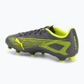 PUMA Ultra 5 Play FG/AG matt öregedő ezüst/sárga riasztás/puma öregedő ezüst futballcipő 3
