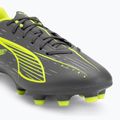 PUMA Ultra 5 Play FG/AG matt öregedő ezüst/sárga riasztás/puma öregedő ezüst futballcipő 7