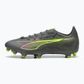 PUMA férfi futballcipő Ultra 5 Match FG/AG matt öregedett ezüst/sárga riasztás/puma öregedett ezüst