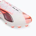 Férfi PUMA Ultra 5 Ultimate FG futballcipő puma fehér/puma fekete/izzó piros 7