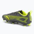 PUMA Ultra 5 Play FG/AG Jr matt öregedő ezüst/sárga riasztás/puma öregedő ezüst gyermek focicipő 3