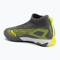PUMA Ultra 5 Match+ LL TT + Mid Jr matt öregedő ezüst/sárga riasztás/puma öregedő ezüst gyermek futballcipő 3