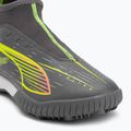 PUMA Ultra 5 Match+ LL TT + Mid Jr matt öregedő ezüst/sárga riasztás/puma öregedő ezüst gyermek futballcipő 7