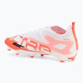 PUMA Ultra 5 Pro FG/AG Jr gyermek futballcipő puma fehér/puma fekete/izzó piros 3