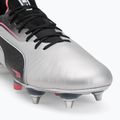 PUMA King Ultimate MxSG férfi futballcipő puma ezüst/puma fekete/sun struck/puma fehér 7