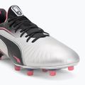 PUMA King Ultimate FG/AG férfi futballcipő puma ezüst/puma fekete/napsütötte/napsütötte/puma fehér 7