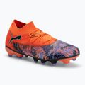 Férfi PUMA Future 8 Match Creativity FG/AG narancssárga mák/fekete/sötét ametiszt/elektromos borsmenta futballcipő