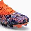 Férfi PUMA Future 8 Match Creativity FG/AG narancssárga mák/fekete/sötét ametiszt/elektromos borsmenta futballcipő 7