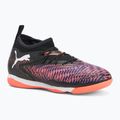 PUMA Future 8 Match IT + Mid gyermek futballcipő puma fekete/ puma fehér/ izzó vörös