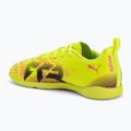 PUMA Future 8 Play It sárga riasztás/ puma fekete/ sun struck gyermek focicipő 3