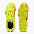 Gyermek futballcipő PUMA Future 8 Play FG/AG Jr sárga riasztás/puma fekete/napbarnított 3