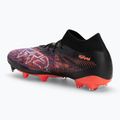 PUMA Future 8 Match FG/AG férfi futballcipő puma fekete/puma fehér/izzó piros 3