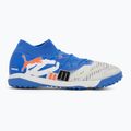 PUMA Future 8 Match Forever TT férfi futballcipő fehér/ultrakék/tollszürke/tollszürke/puma fekete/izzó vörös 2