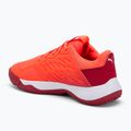 PUMA Accelerate Jr gyermek kézilabda cipő izzó piros/fehér/sötét bíbor/fekete 3