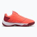 PUMA Accelerate Jr gyermek kézilabda cipő izzó piros/fehér/sötét bíbor/fekete 8