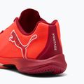 PUMA Vantage Nitro kézilabda cipő izzó piros / puma fehér / sötét bíbor / puma fekete 11
