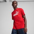 Férfi PUMA ESS No. 1 logós póló minden idők piros színére 3