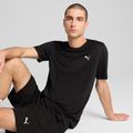 Férfi PUMA ESS Small Logo Poly Tee puma fekete puma fekete 3