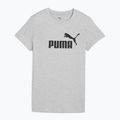 Női PUMA ESS No. 1 logós női póló Világosszürke pehelyszürke