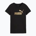 Női PUMA ESS Metallic No. 1 Logo Tee puma fekete/metál arany puma fekete/metál arany