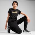 Női PUMA ESS Metallic No. 1 Logo Tee puma fekete/metál arany puma fekete/metál arany 3