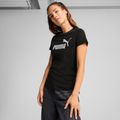 Női PUMA ESS Metallic No. 1 Logo Tee puma fekete/fém ezüst 3