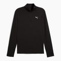 Férfi PUMA Run Velocity Cloudspun 1/4 Zip futó pulóver puma fekete