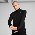 Férfi PUMA Run Velocity Cloudspun 1/4 Zip futó pulóver puma fekete 3