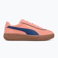 Női PUMA Club Klassika Suede rózsaszín gyümölcs/bronzkék/puma arany cipő 2