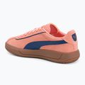 Női PUMA Club Klassika Suede rózsaszín gyümölcs/bronzkék/puma arany cipő 3