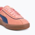 Női PUMA Club Klassika Suede rózsaszín gyümölcs/bronzkék/puma arany cipő 7