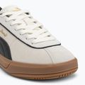 Női PUMA Club Klassika Suede meleg fehér/puma fekete/puma arany cipők 7