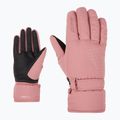 Női síkesztyűk ZIENER Kisar Aquashield rose blossom