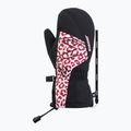 Gyerek síkesztyűk ZIENER Lavalino-Z Aquashield AW Mitten black/red leo 2