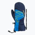 Gyerek síkesztyűk ZIENER Lavalino-Z Aquashield AW Mitten dark navy/cobalt blue 2