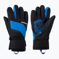 Gyerek síkesztyűk ZIENER Luuki-Z Aquashield black/persian blue