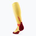 CEP Run Tall 5.0 női kompressziós zokni marigold/burgundia 3