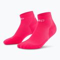 CEP női kompressziós zokni Run Low Cut 5.0 rózsaszínű