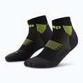 CEP női kompressziós zokni Run Low Cut 5.0 fekete/lime