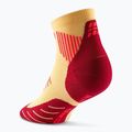 CEP női kompressziós zokni Run Low Cut 5.0 narancssárga/burgundy 3