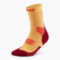 CEP női kompressziós zokni Run Mid Cut 5.0 narancssárga/burgundy 2