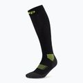 CEP Férfi kompressziós zokni Run Tall 5.0 fekete/lime 2