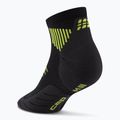 CEP Férfi kompressziós zokni Run Low Cut 5.0 fekete/lime 3