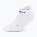 Férfi kompressziós zokni CEP Ultralight No Show 4.0 white 2