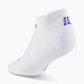 Férfi kompressziós zokni CEP Ultralight No Show 4.0 white 3