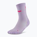 Férfi kompressziós zokni CEP Ultralight Mid Cut 4.0 lilac/pink 2