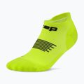 Női kompressziós zokni CEP Run No Show 5.0 lime/black 2