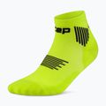 Női kompressziós zokni CEP Run Low Cut 5.0 lime/black 2