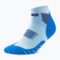 Férfi kompressziós zokni CEP Run Low Cut 5.0 blue/ice 2