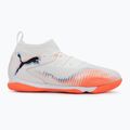 PUMA Future 8 Match It + Mid Jr gyermek futballcipő puma fehér/puma fekete/izzó piros 2